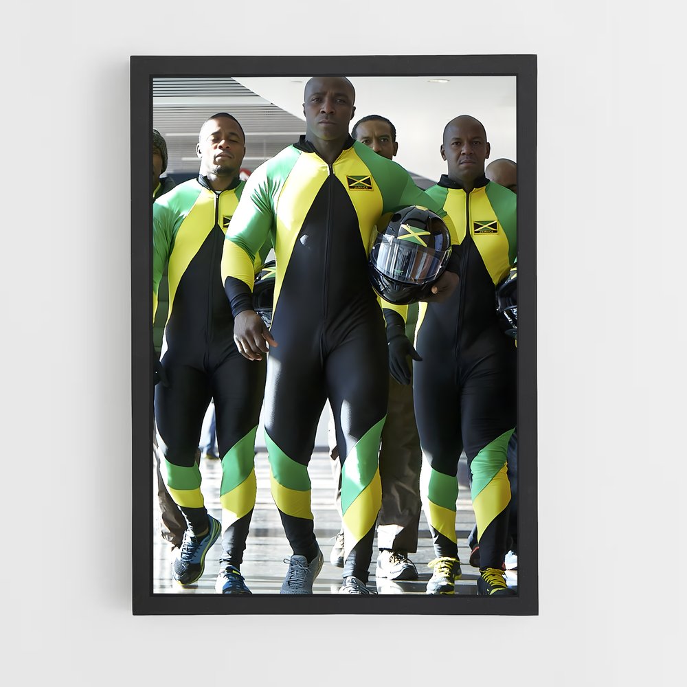 Poster L'Esprit de Jamaique – affiche Bobsleigh (vue 2)